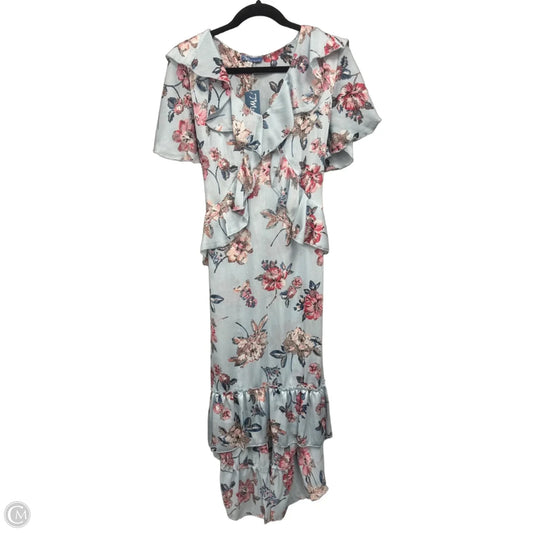 Dress Casual Maxi By Clothes Mentor In Floral Print, Size: L