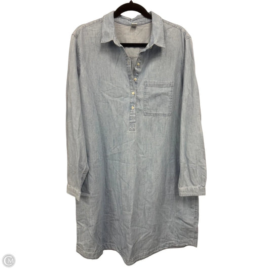 Dress Casual Short By Old Navy In Blue, Size: Xl