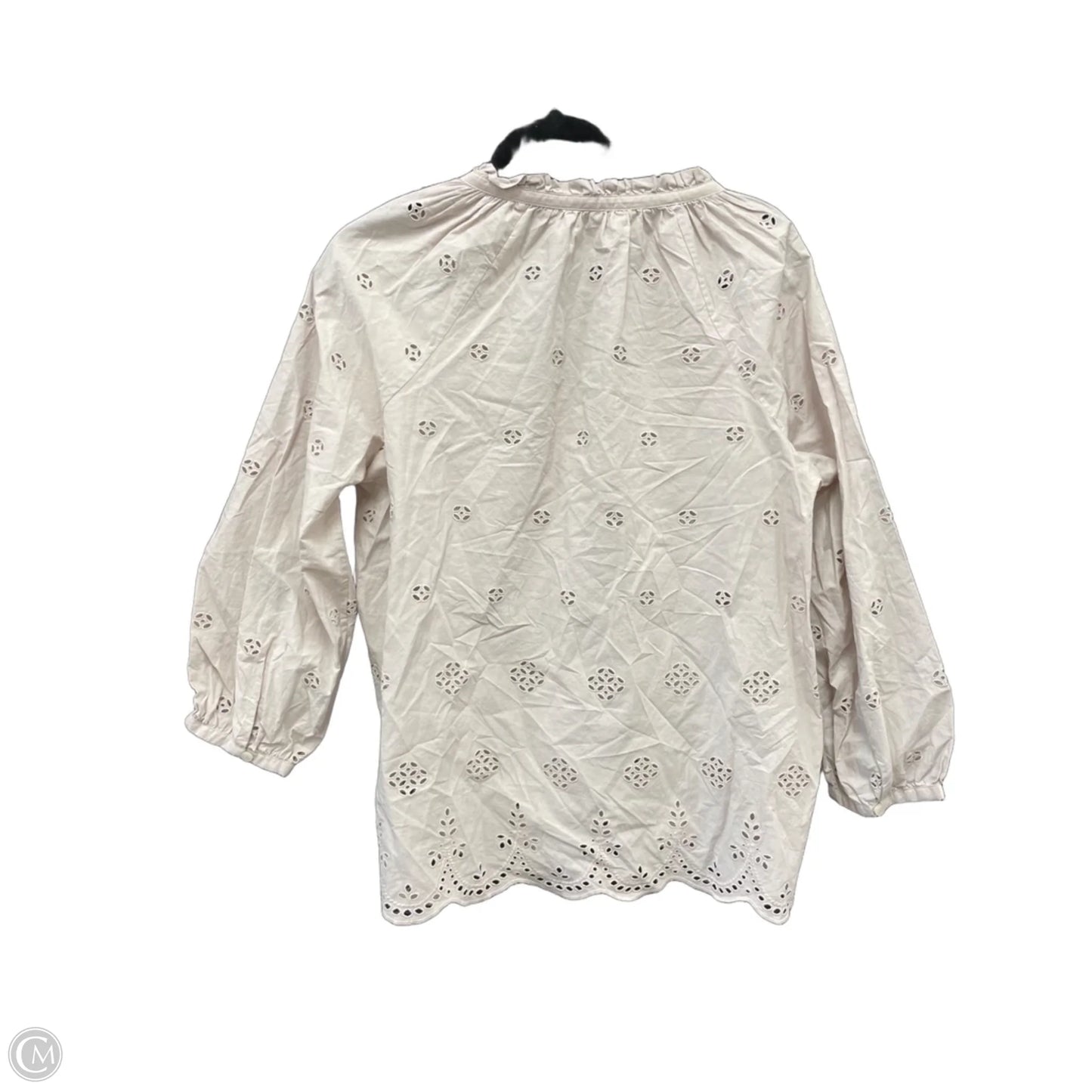 Top Short Sleeve By Loft In Pink, Size: M