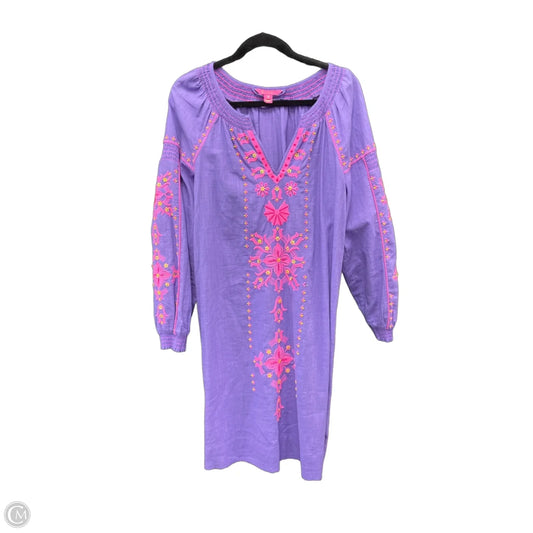 Dress Designer By Lilly Pulitzer In Pink & Purple, Size: 8