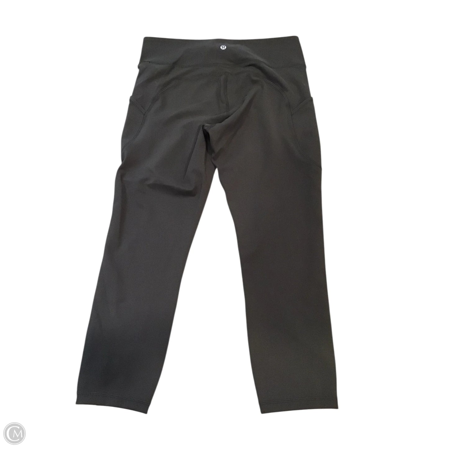 Athletic Leggings Capris By Lululemon In Green, Size: 10