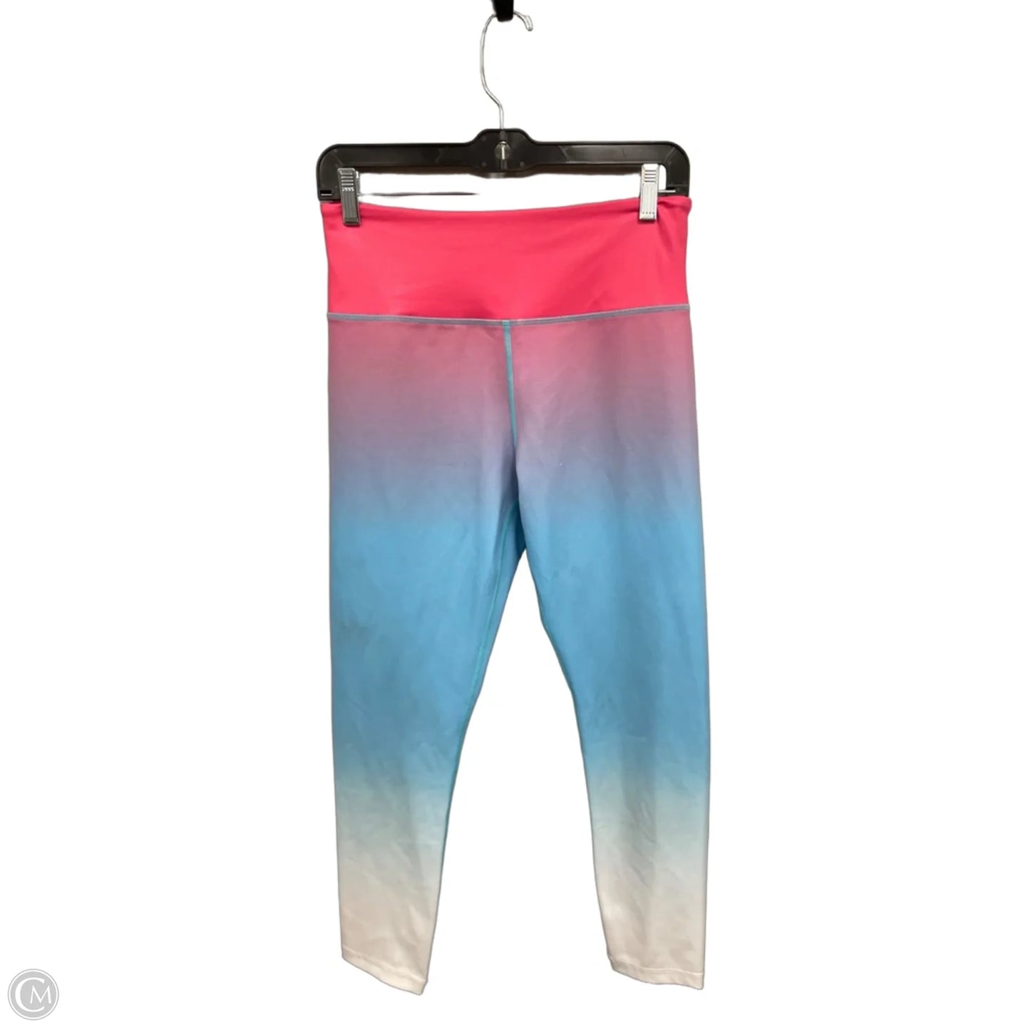 Athletic Leggings By Zyia In Blue & Pink, Size: M