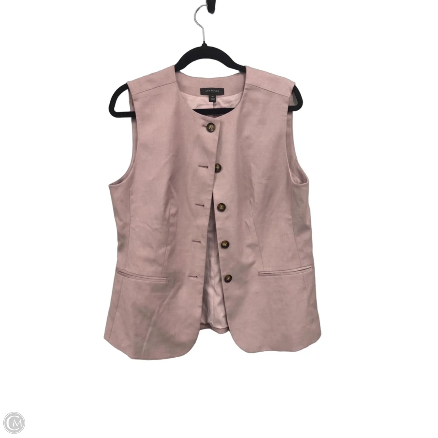Vest Other By Ann Taylor In Mauve, Size: 14p