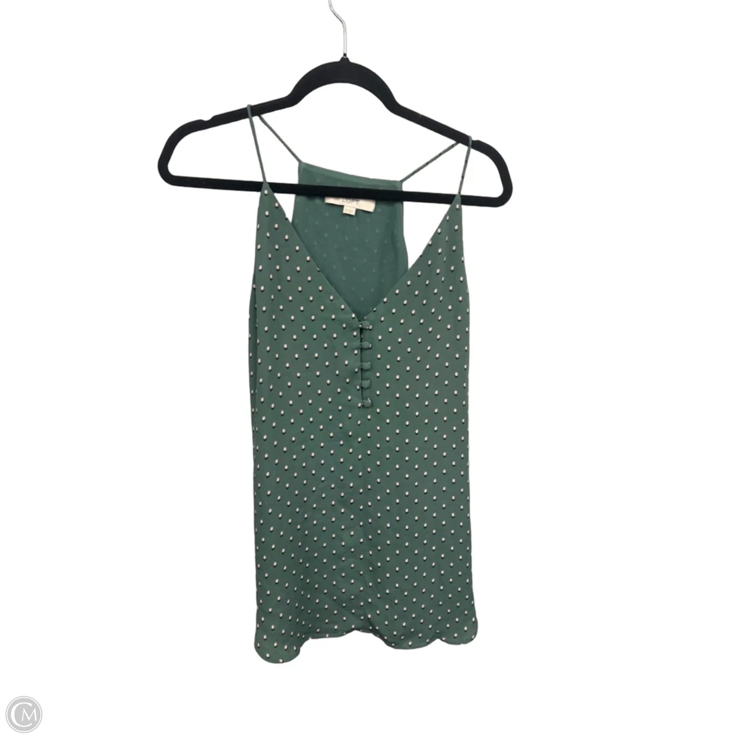 Top Sleeveless By Loft In Floral Print, Size: M