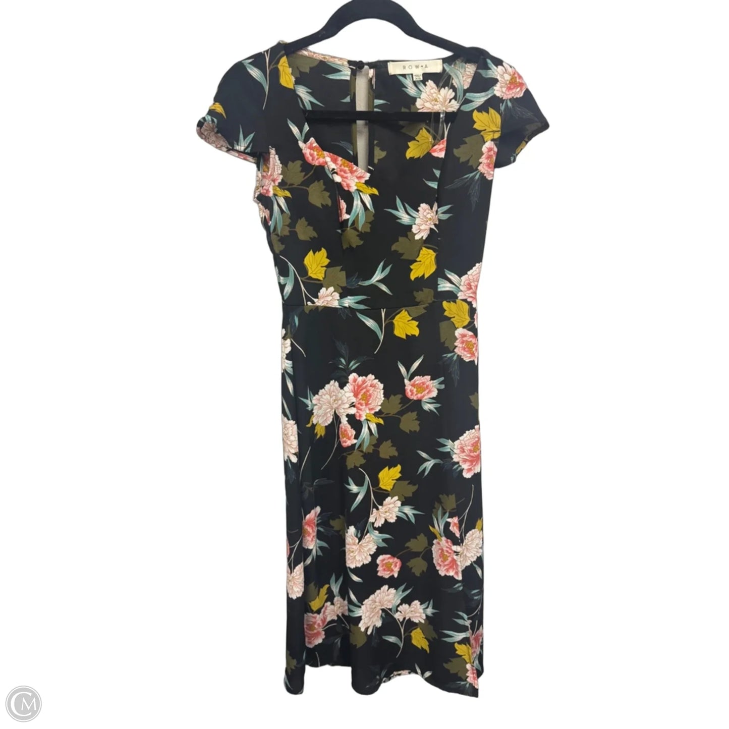 Dress Casual Midi By Clothes Mentor In Floral Print, Size: Xs