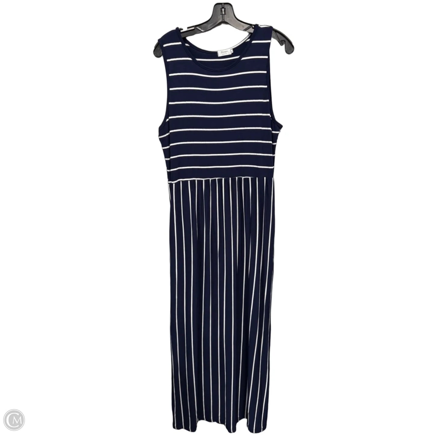 Dress Casual Maxi By Clothes Mentor In Striped Pattern, Size: L