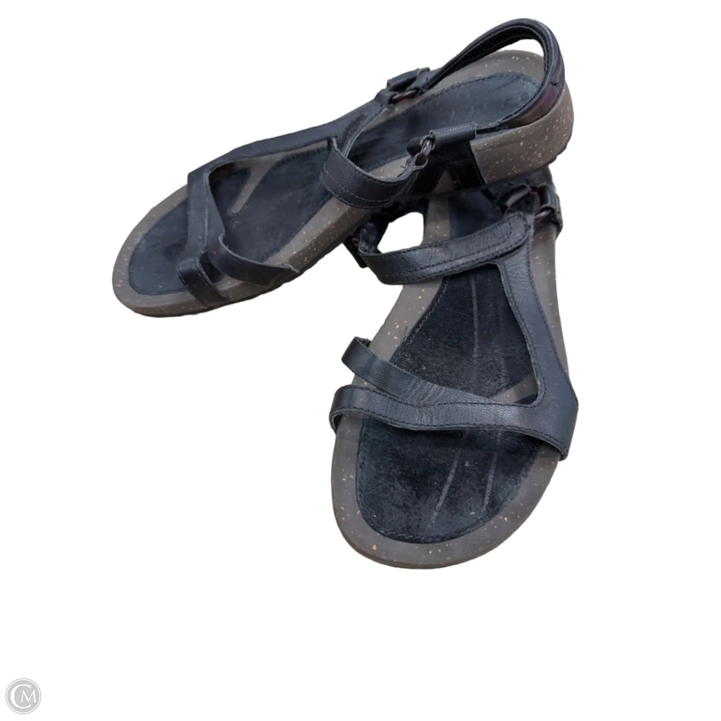 Sandals Flats By Teva In Black & Brown, Size: 9.5