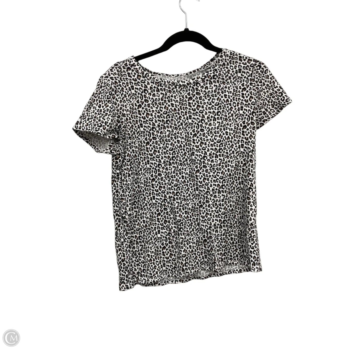 Top Short Sleeve By Loft In Animal Print, Size: S