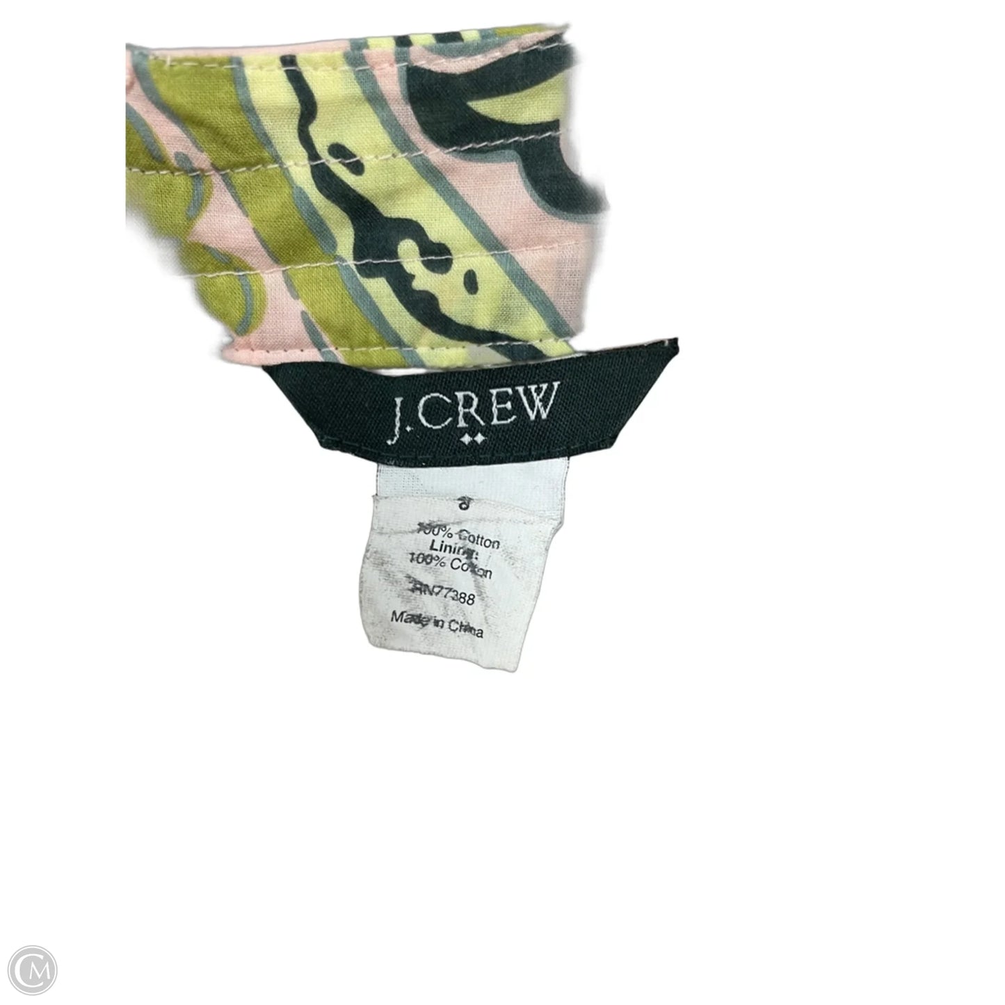 Dress Casual Short By J. Crew In Green & Pink, Size: 8