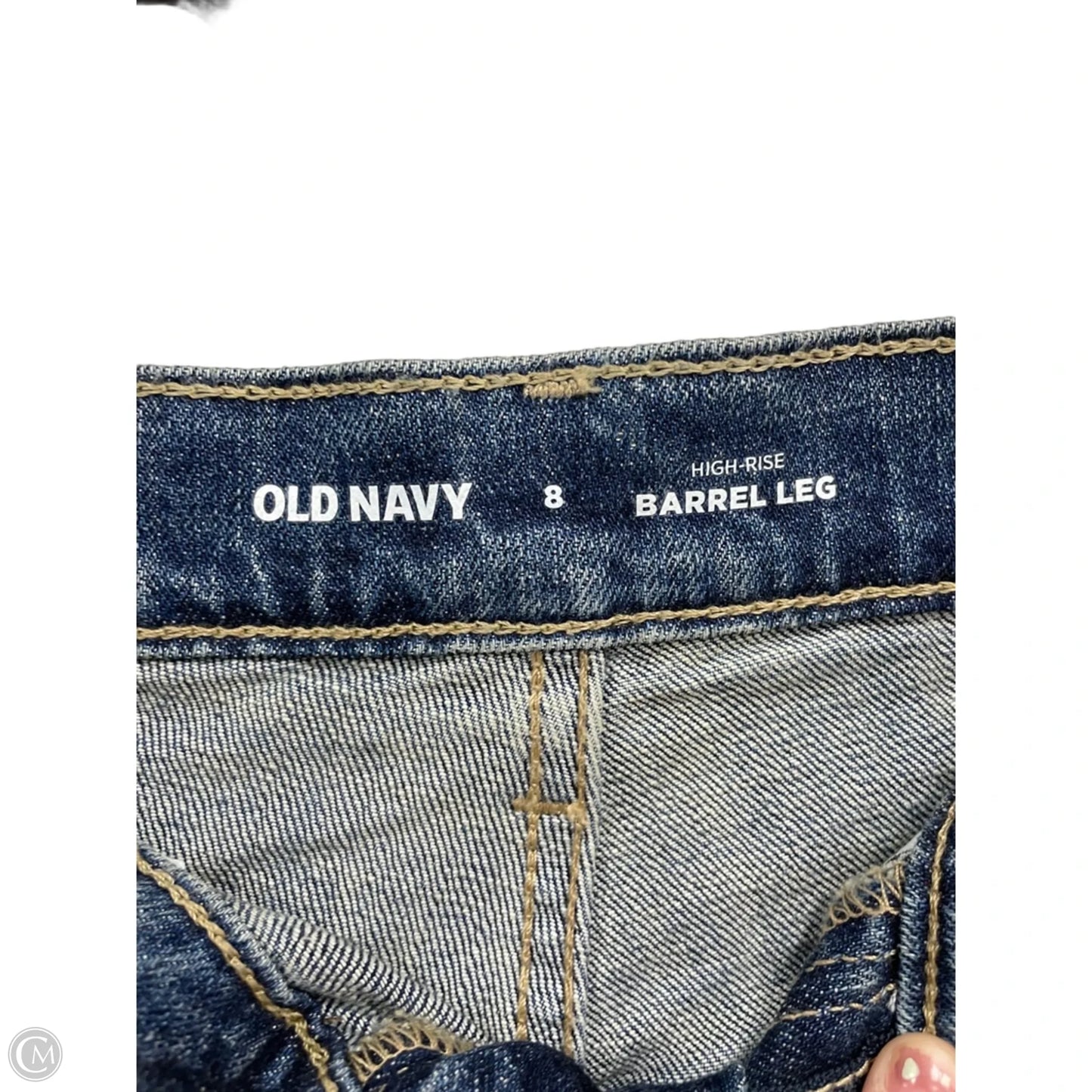 Jeans Wide Leg By Old Navy In Blue, Size: 8