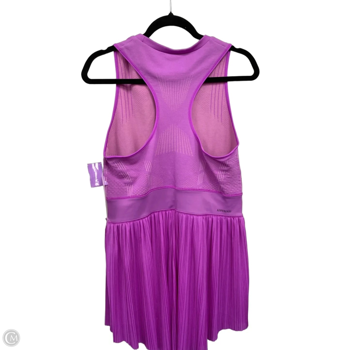 Athletic Dress By Adidas In Purple, Size: L
