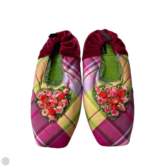 Slippers By Clothes Mentor In Multi-colored, Size: 9.5