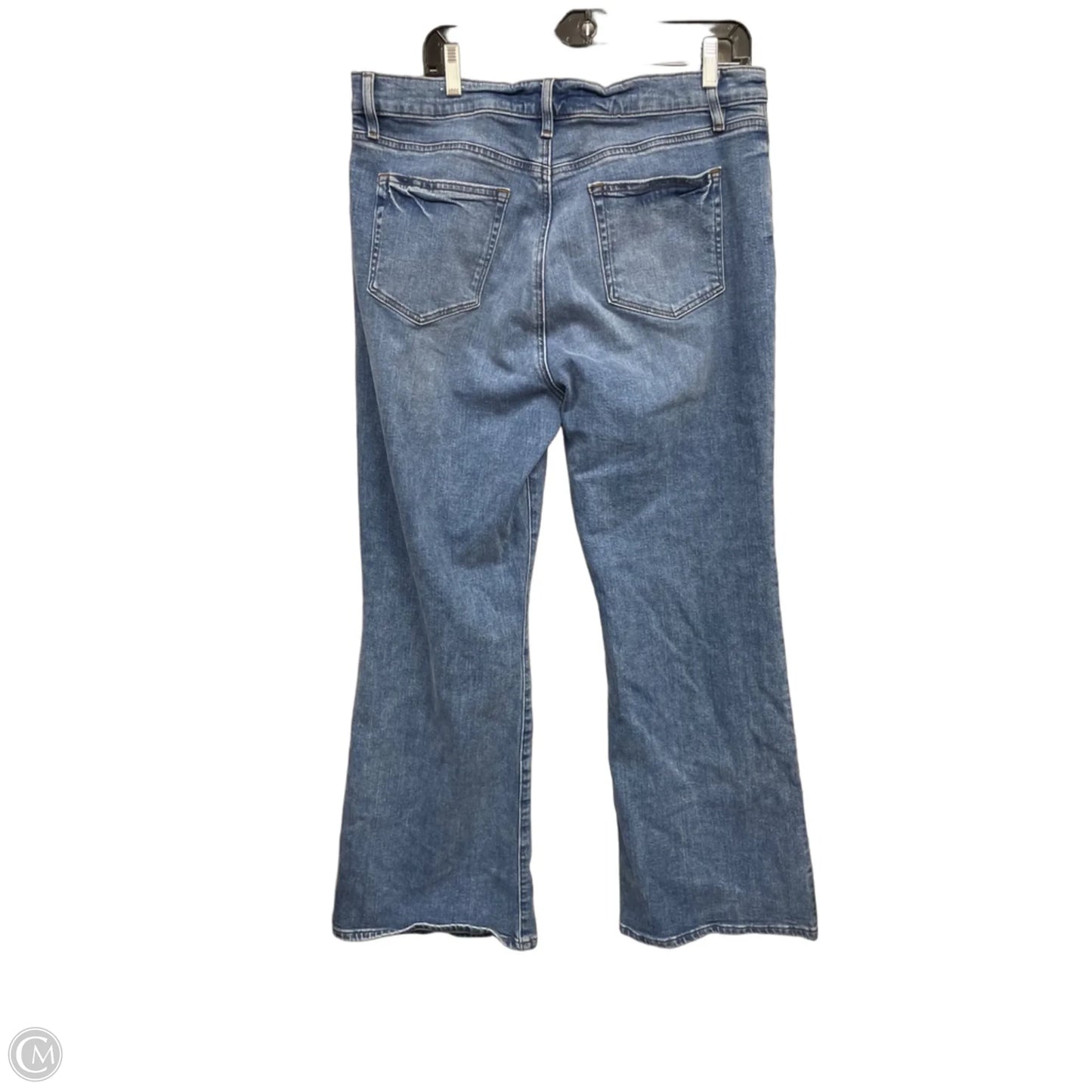 Jeans Flared By Loft In Blue, Size: 14