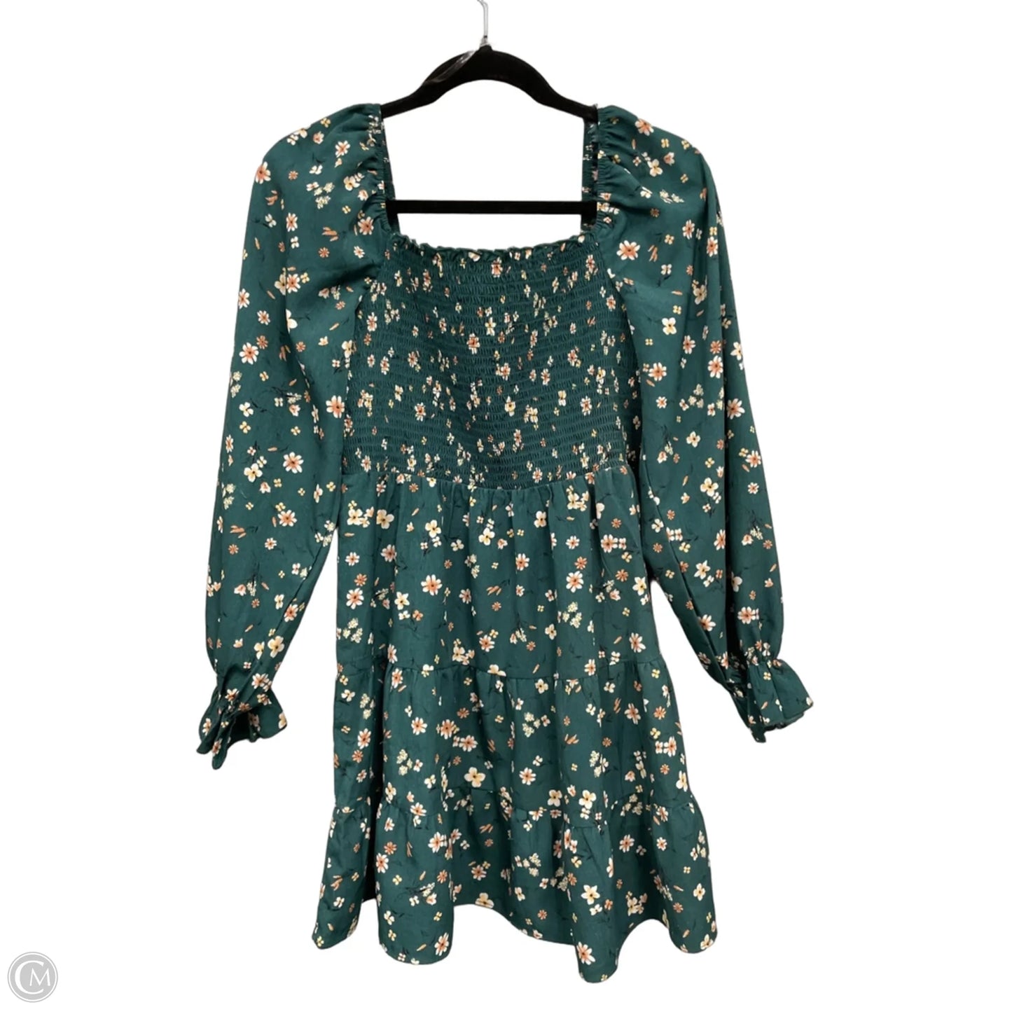 Dress Casual Short By Inspired Hearts In Floral Print, Size: Xl