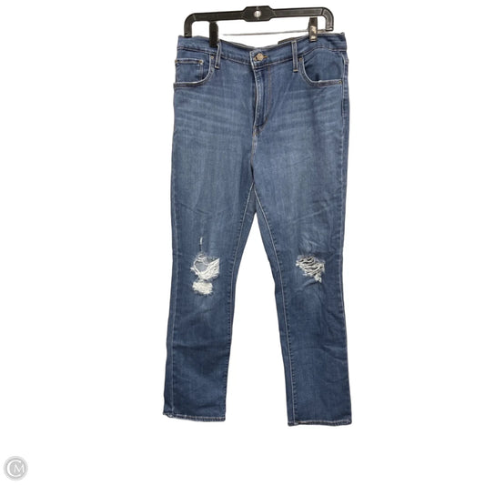 Jeans Straight By Levis In Blue, Size: 14