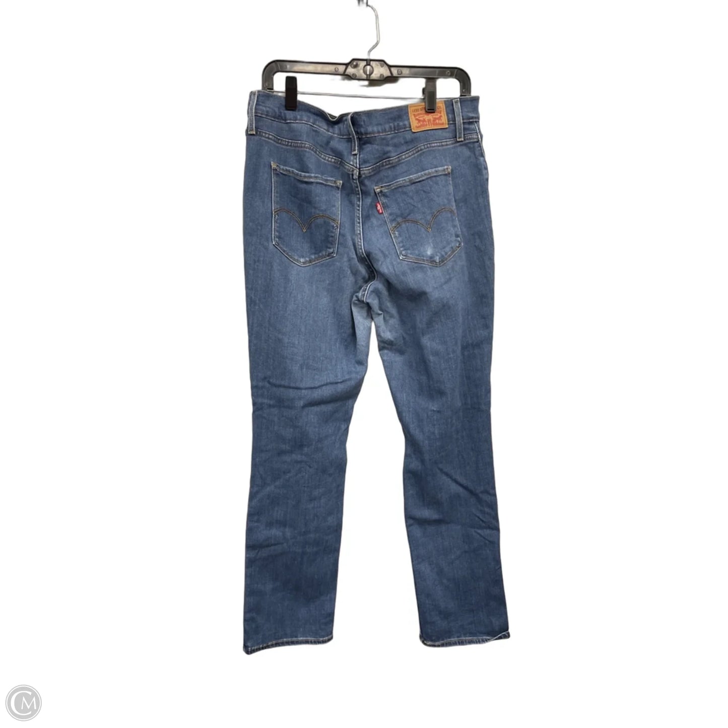 Jeans Straight By Levis In Blue, Size: 14