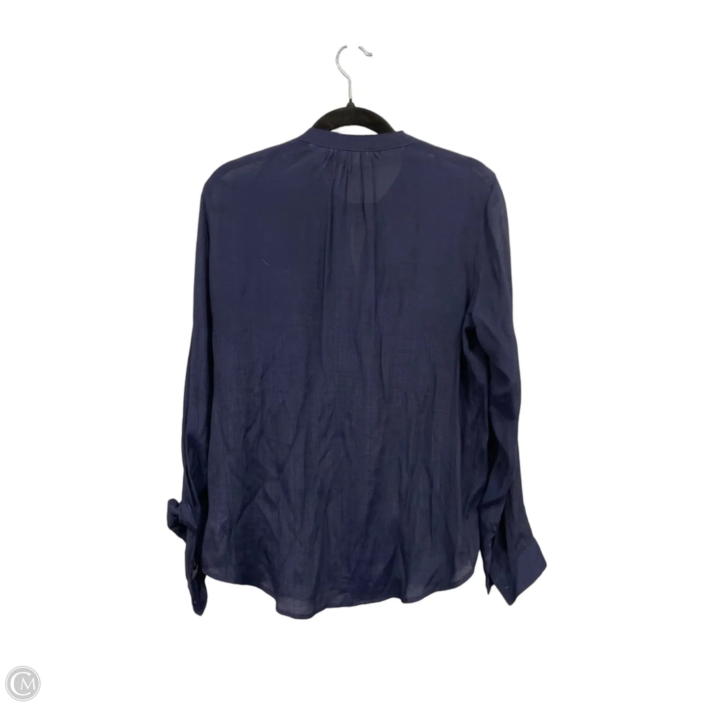 Top Long Sleeve By Gap In Navy, Size: M