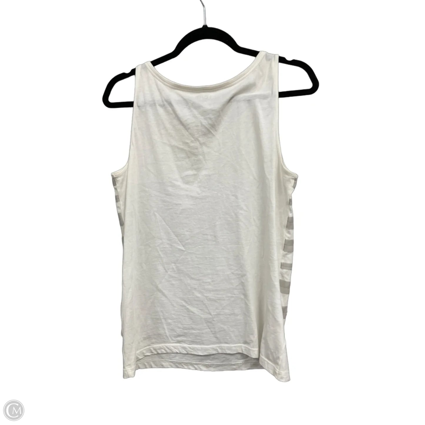 Top Sleeveless By Loft In Cream, Size: M