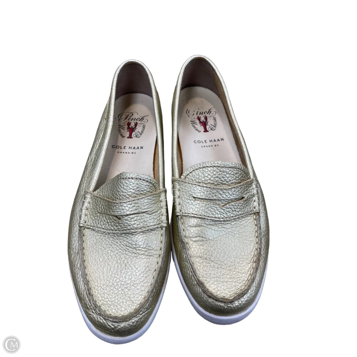 Shoes Flats By Cole-haan In Gold, Size: 9