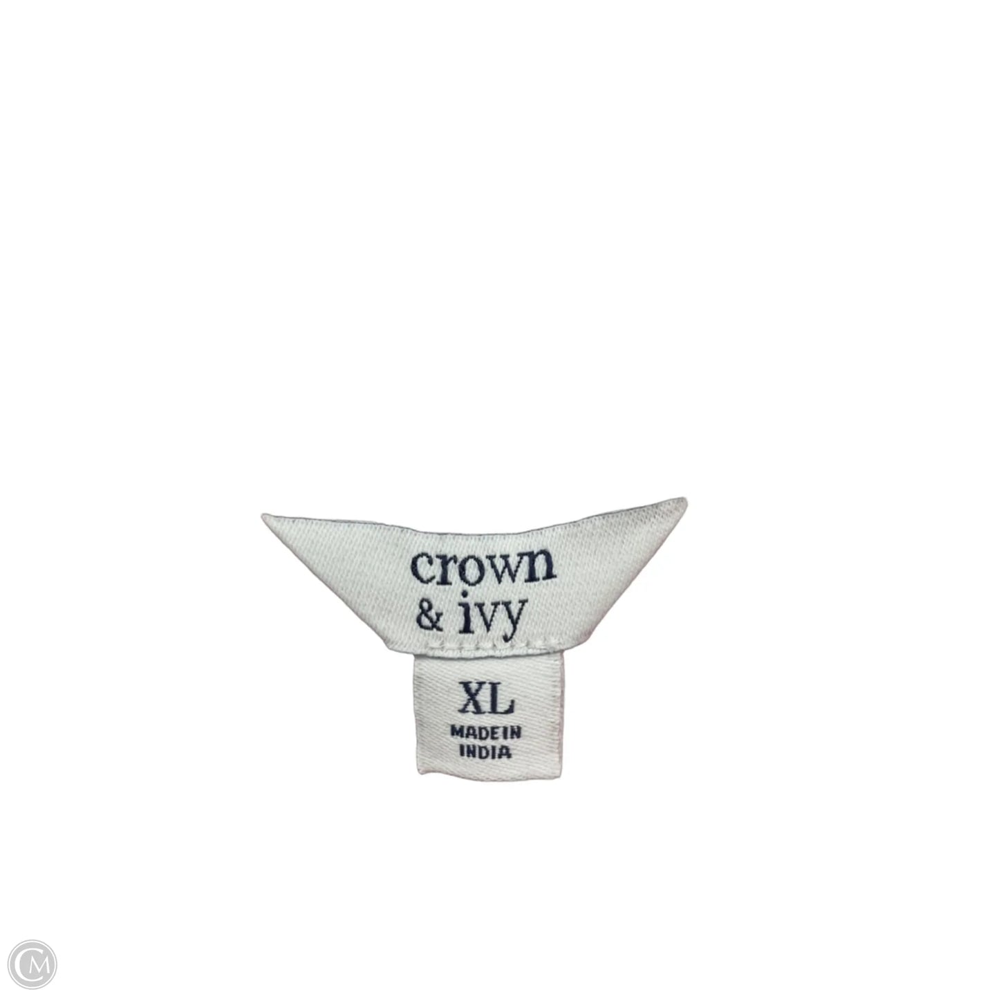 Dress Casual Short By Crown And Ivy In Checkered Pattern, Size: Xl