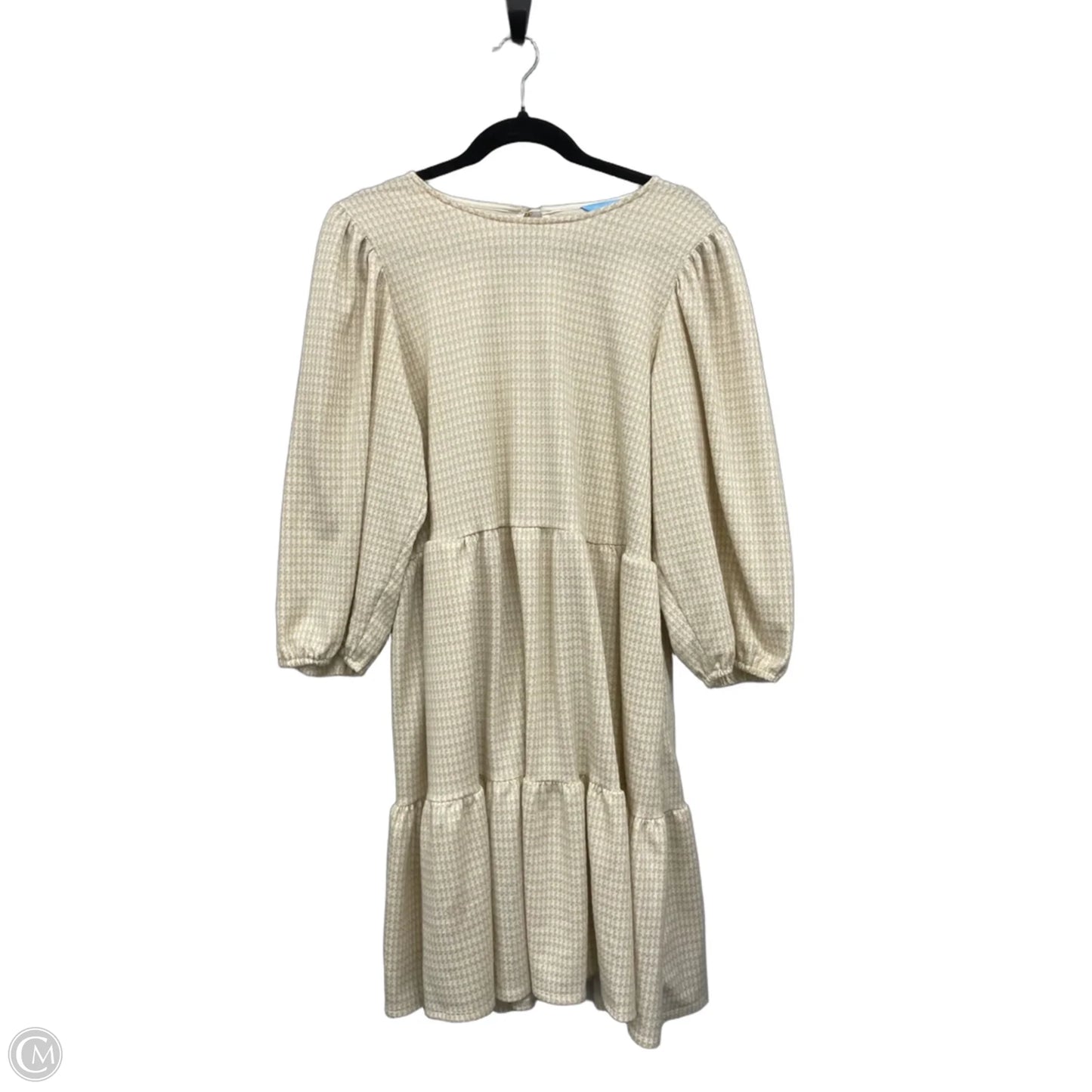 Dress Casual Short By Draper James In Gold & White, Size: L