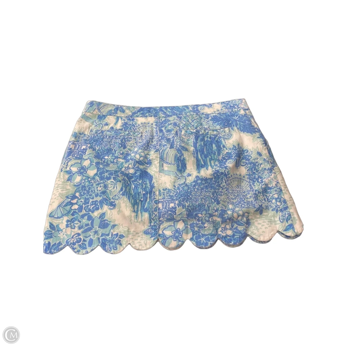 Skort Designer By Lilly Pulitzer In Blue & Green, Size: 6
