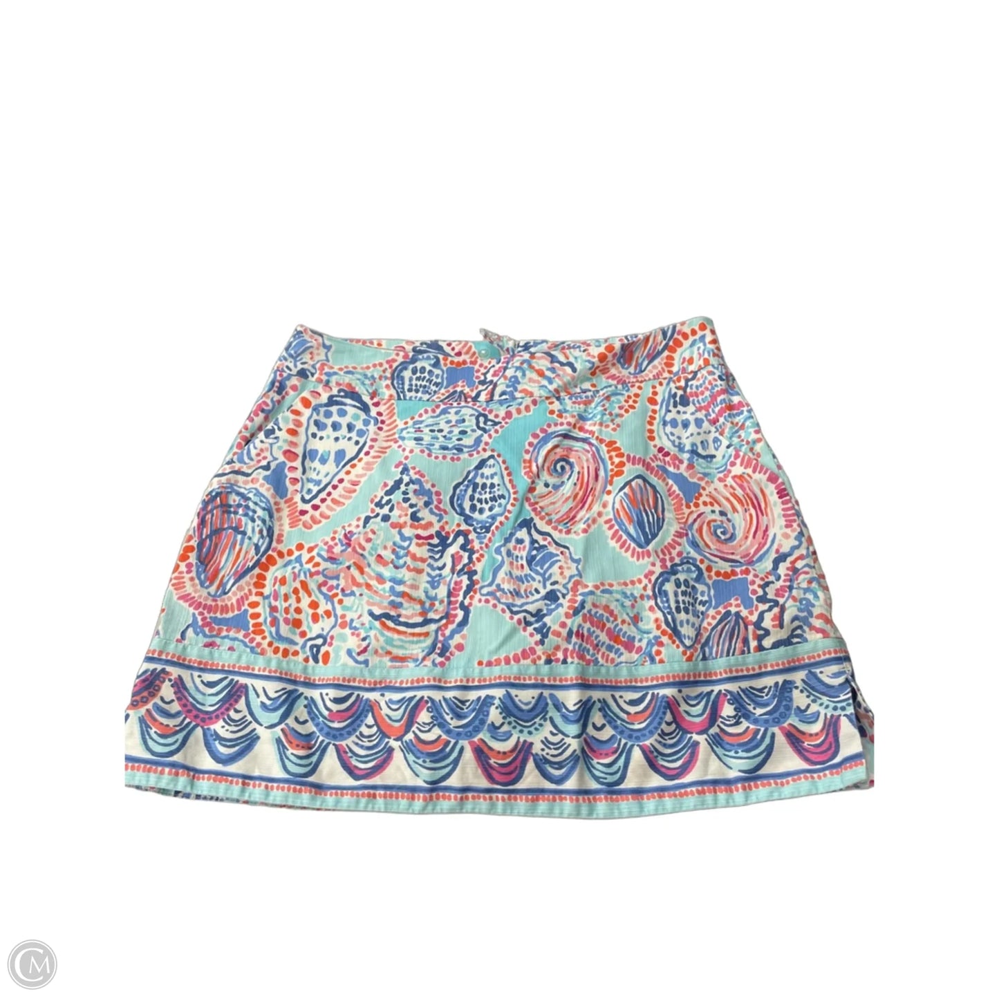 Skort Designer By Lilly Pulitzer In Blue & Pink, Size: 6