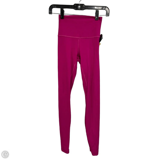 Athletic Leggings By Lululemon In Pink, Size: 2