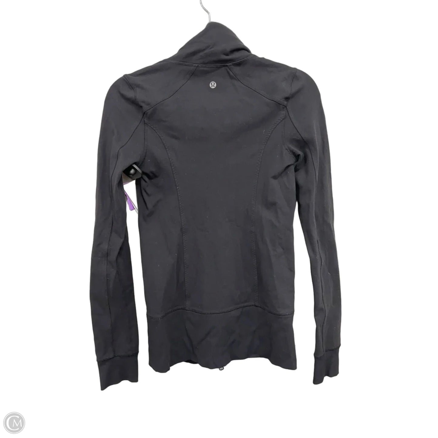 Athletic Jacket By Lululemon In Black, Size: 4