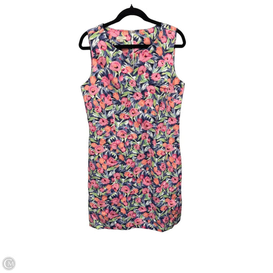 Dress Casual Midi By Talbots In Floral Print, Size: 12