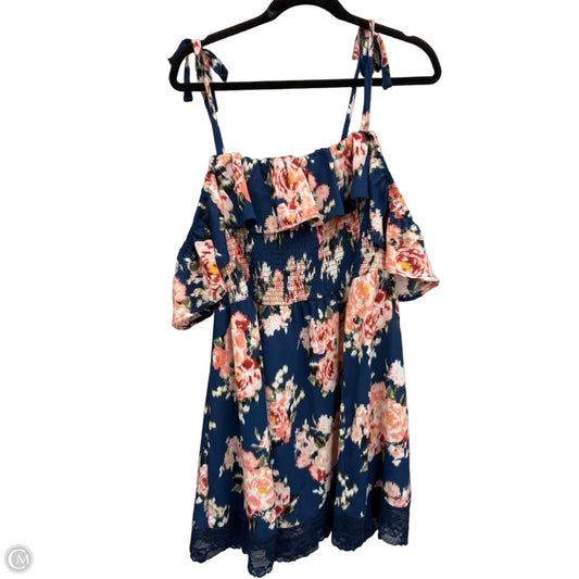 Dress Casual Short By Torrid In Floral Print, Size: 2x