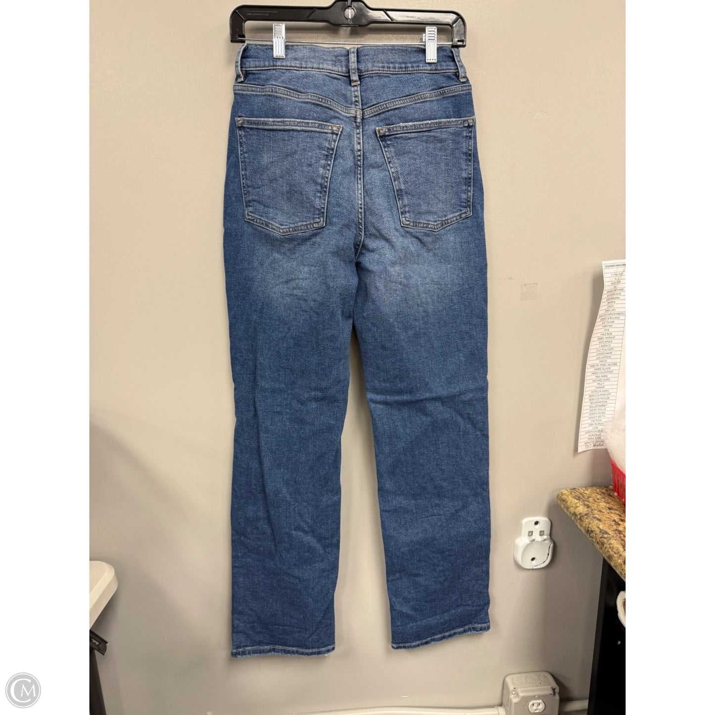 Jeans Straight By Clothes Mentor In Blue, Size: 4
