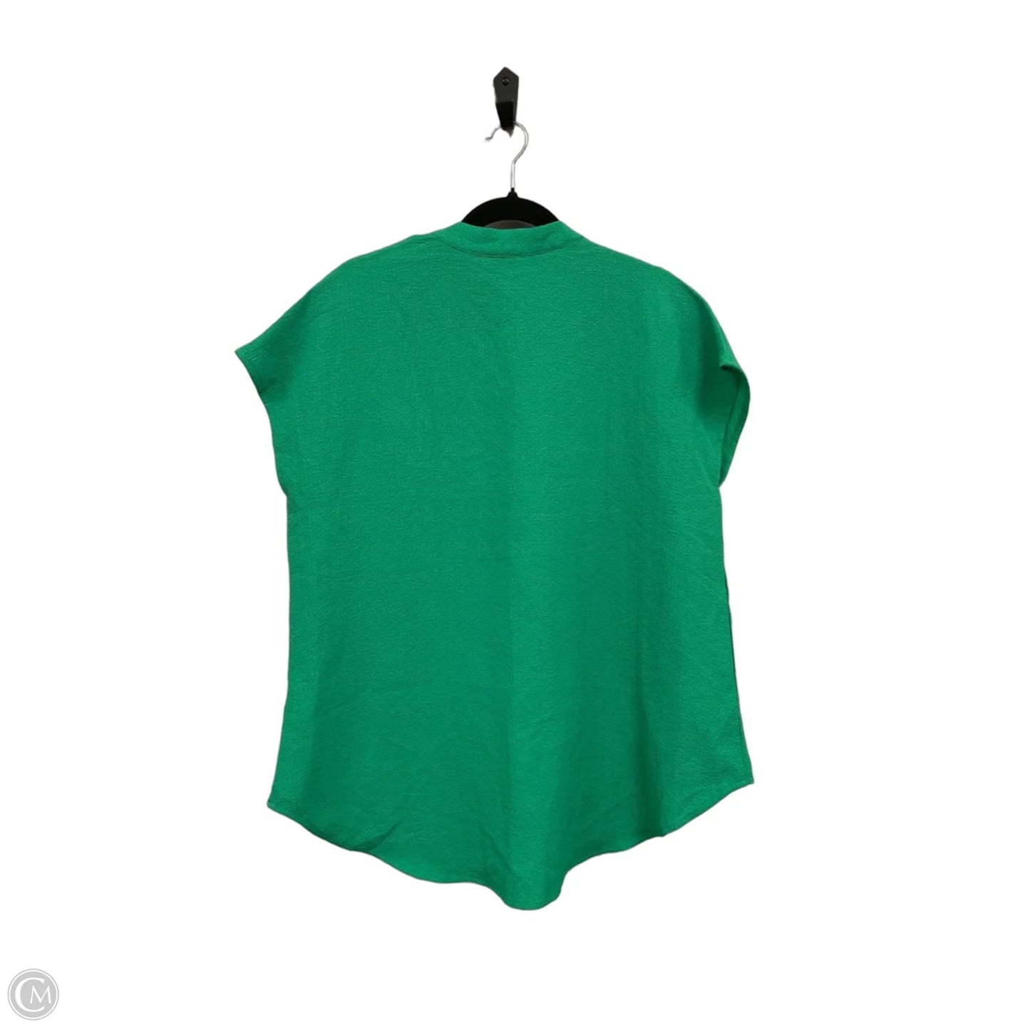 Top Short Sleeve By Shein In Green, Size: M