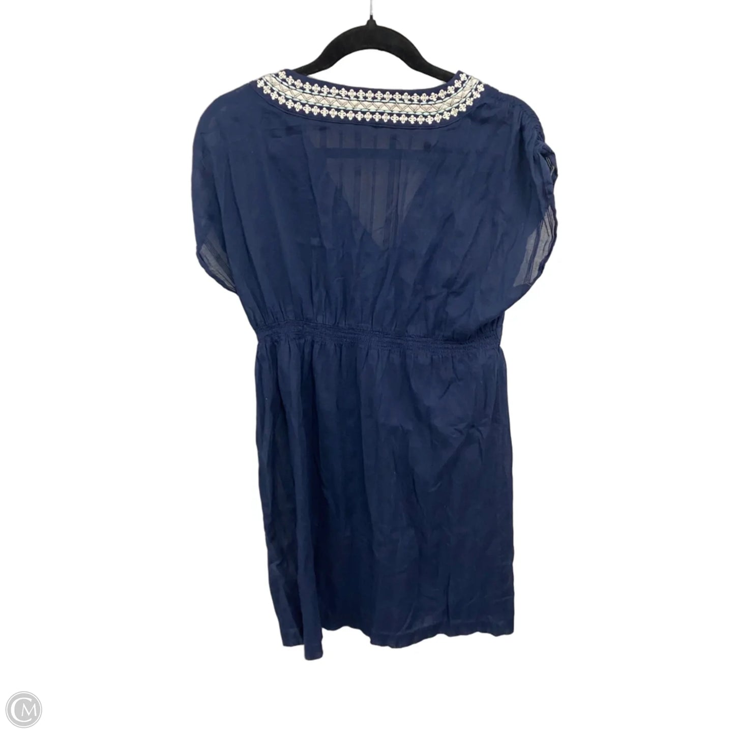 Swimwear Cover-up By Vineyard Vines In Blue & White, Size: S