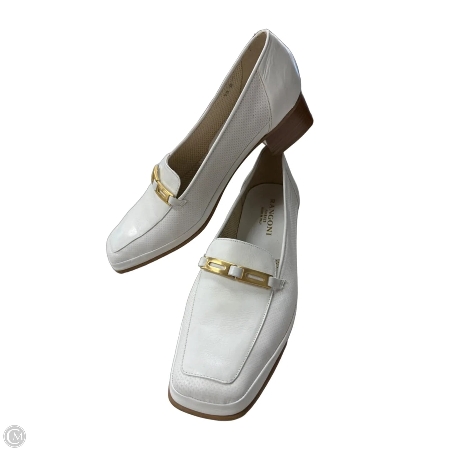 Shoes Heels Block By Clothes Mentor In White, Size: 10