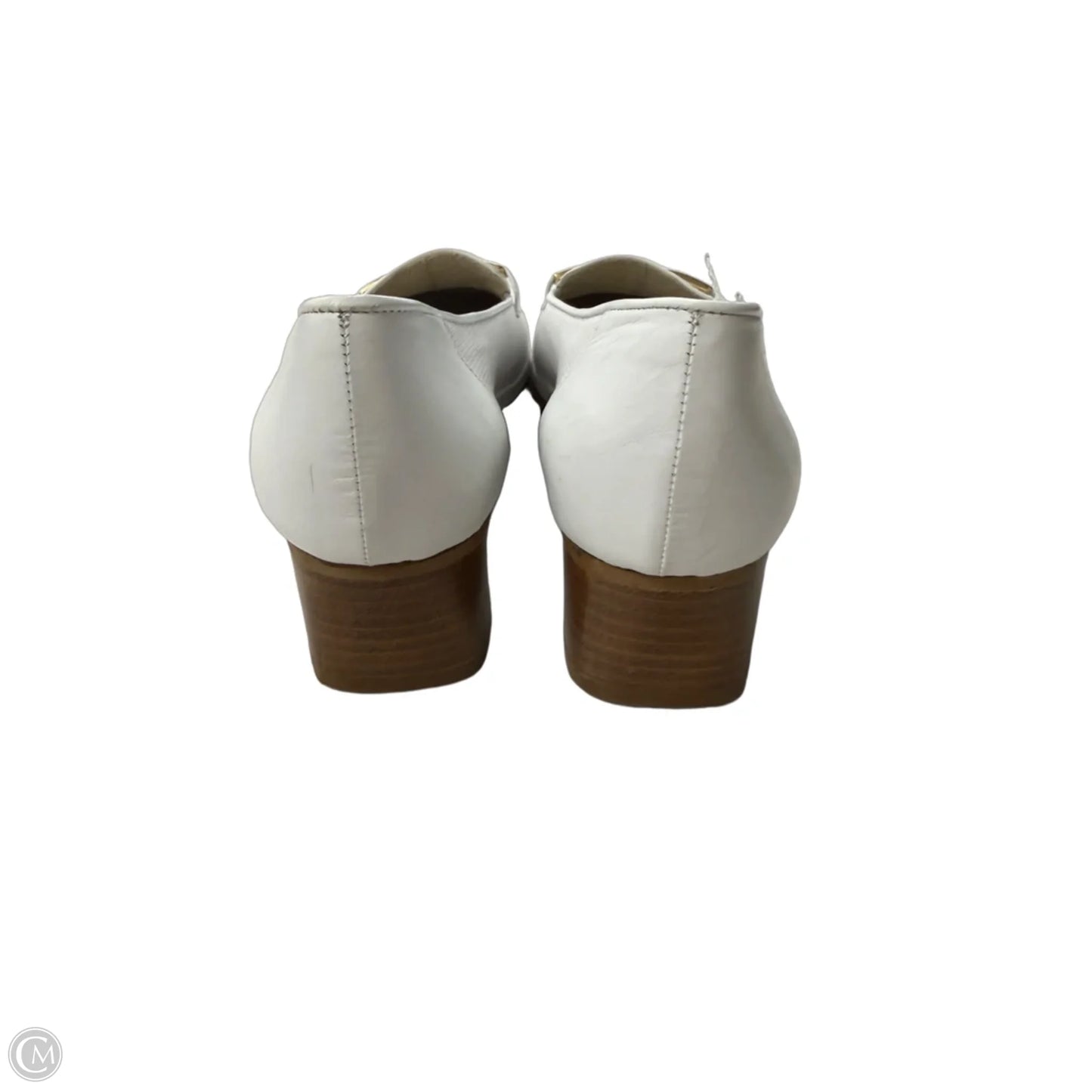 Shoes Heels Block By Clothes Mentor In White, Size: 10