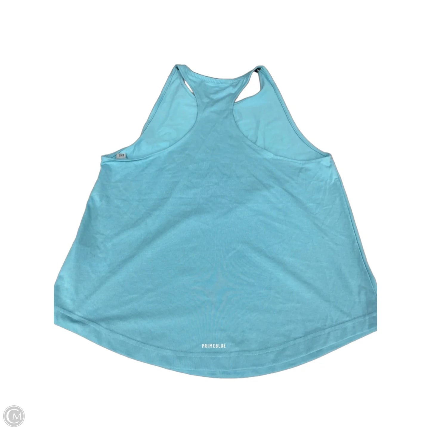 Athletic Tank Top By Adidas In Blue, Size: L