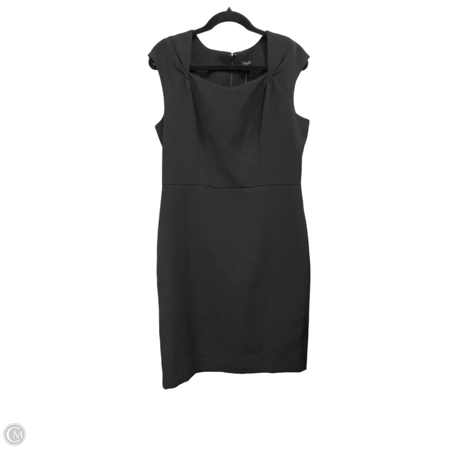 Dress Casual Midi By Ann Taylor In Black, Size: 12
