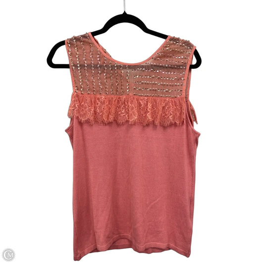 Top Sleeveless By Blank London In Coral, Size: L