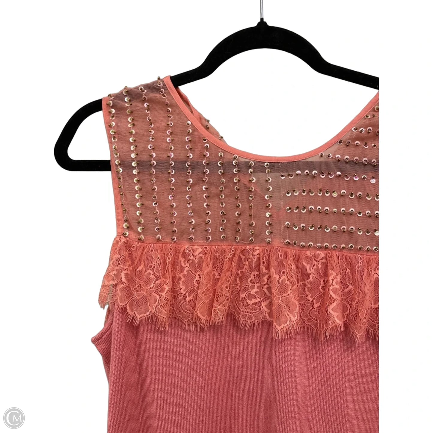 Top Sleeveless By Blank London In Coral, Size: L