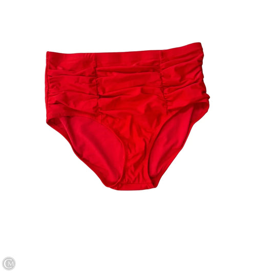 Swimsuit Bottom By Clothes Mentor In Red, Size: 16