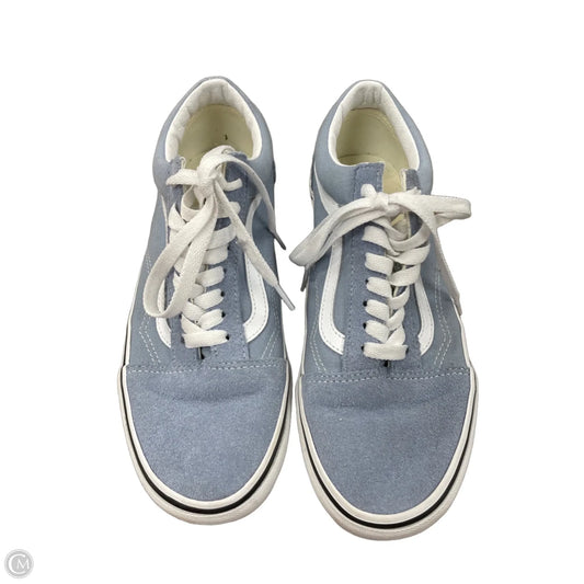Shoes Sneakers By Vans In Blue, Size: 7.5