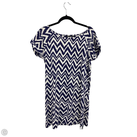 Dress Designer By Lilly Pulitzer In Blue & White, Size: L