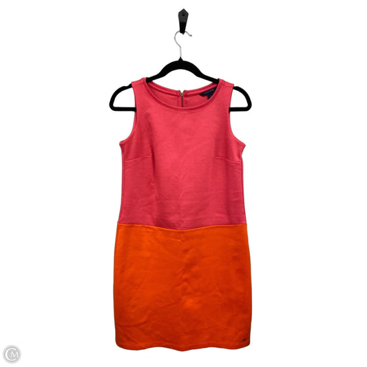 Dress Casual Short By Tommy Hilfiger In Orange & Pink, Size: S