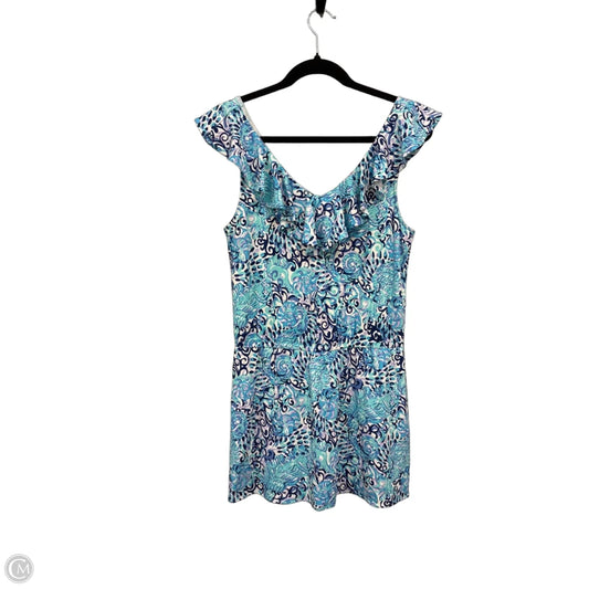Dress Designer By Lilly Pulitzer In Blue & Purple, Size: S
