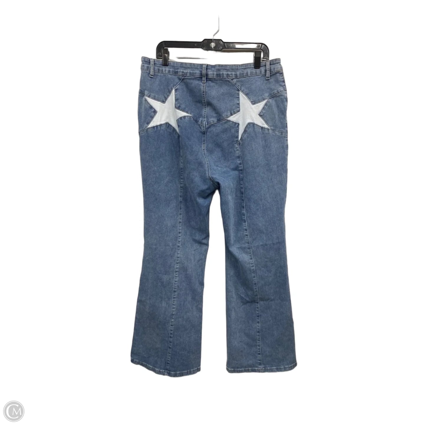Jeans Flared By Shein In Blue, Size: 3x