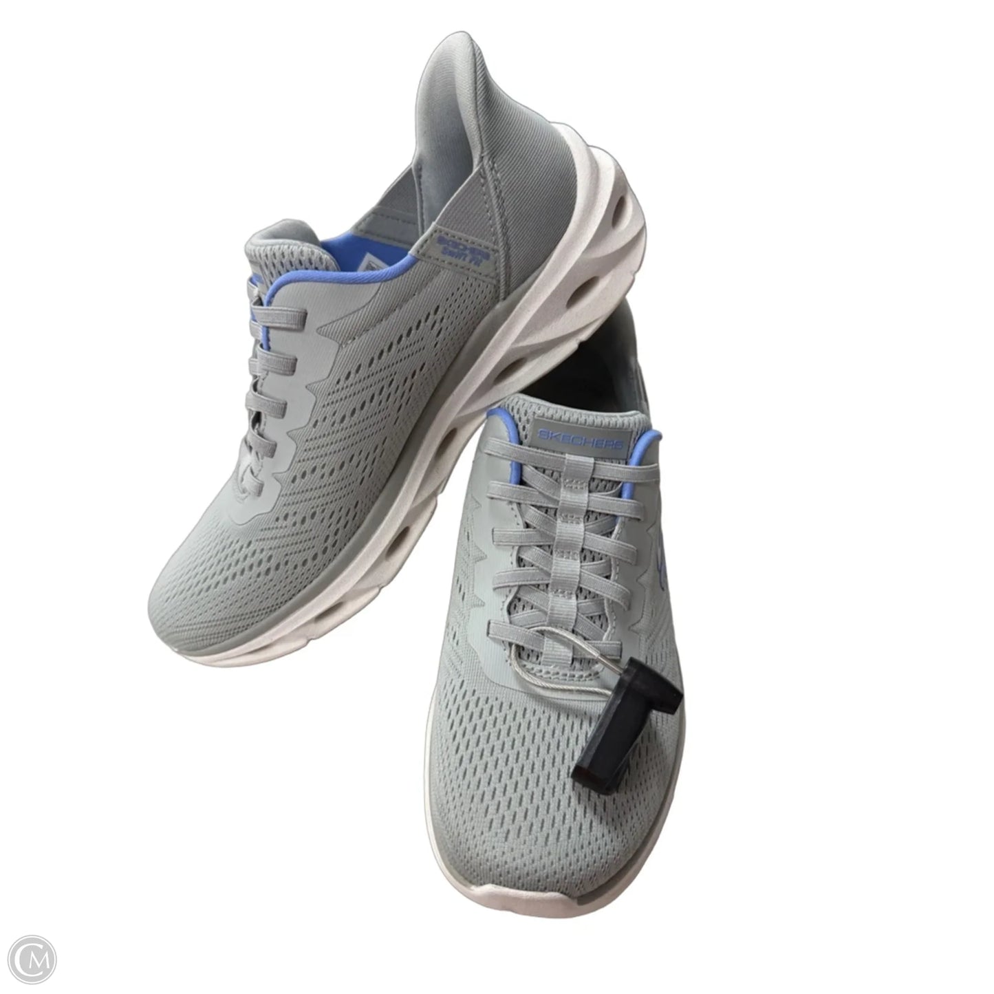 Shoes Athletic By Skechers In Grey, Size: 7.5