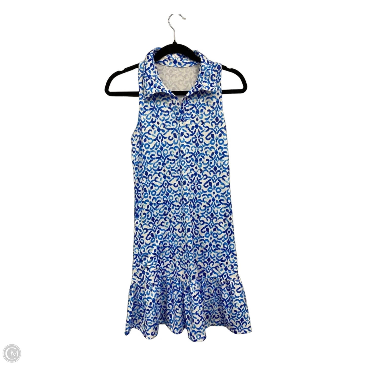 Athletic Dress By Clothes Mentor In Blue & White, Size: Xs