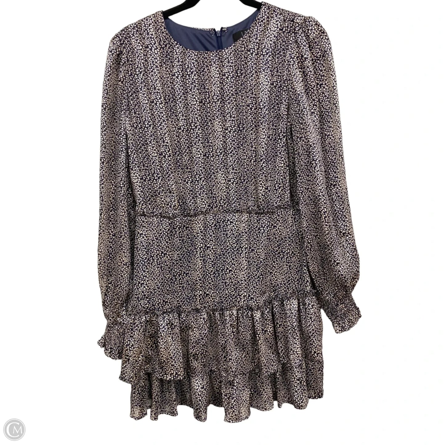 Dress Casual Short By Lulus In Blue & Cream, Size: M