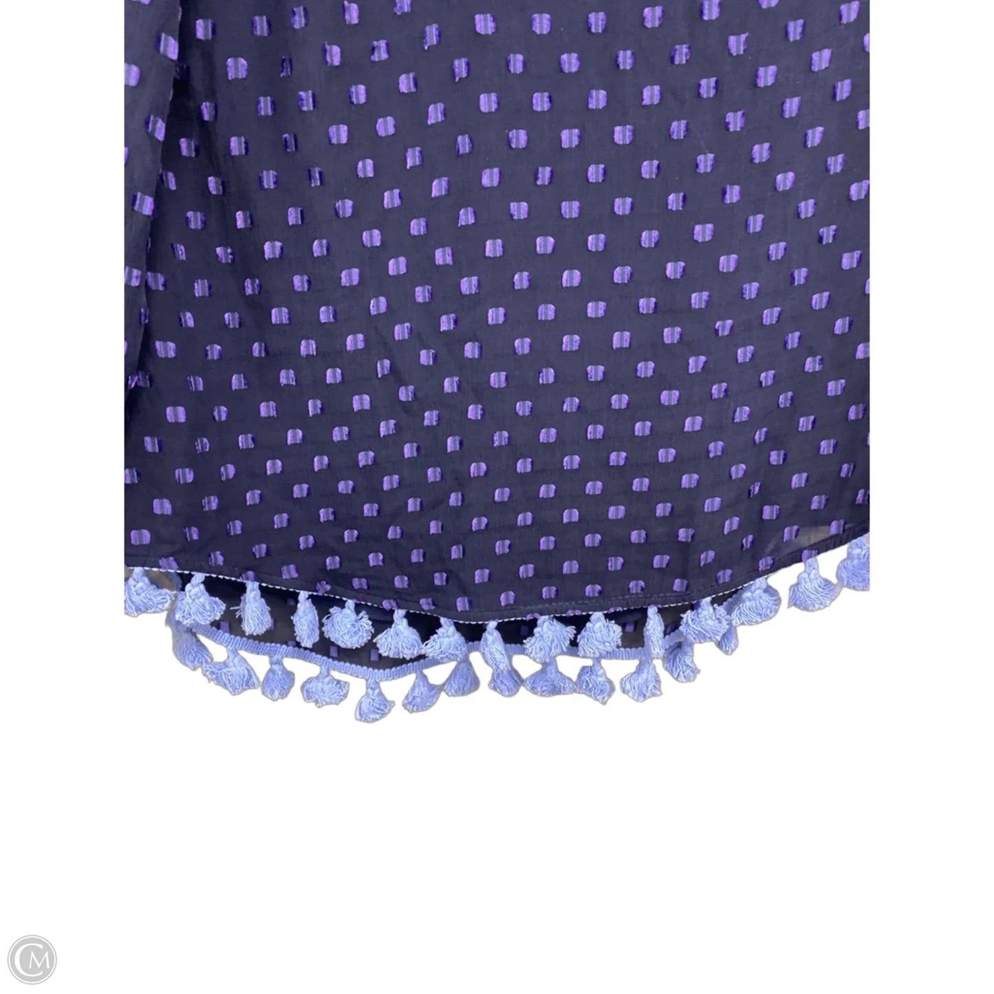 Top Long Sleeve By Sail To Sable In Blue & Purple, Size: S